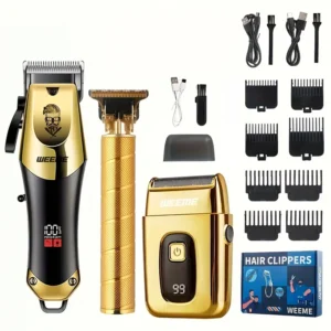 Golden Haircut Three-Piece Set