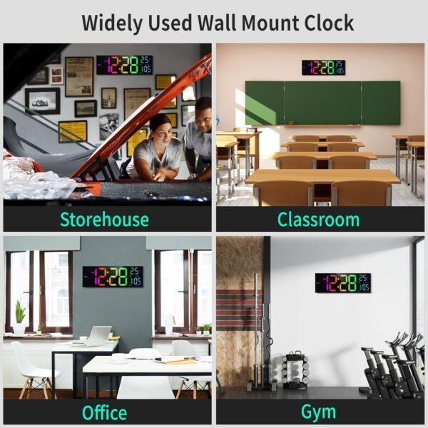 Colorful Digital Alarm Clock - Image 3
