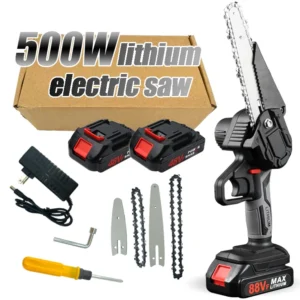 Cordless Electric Mini Pruning Chainsaw
